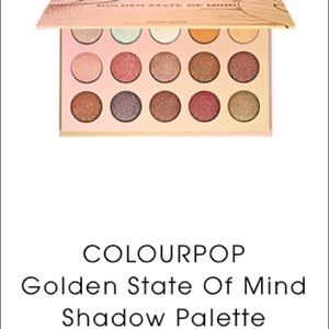 Colourpop golden state of mind eyeshadow pallet